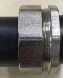 Double head union 25mmx25mm hot-melted for PE pipe
